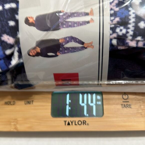2PC NAUTICA SILKY STRETCH FLEECE SLEEPWEAR SET NWT MEDIUM 10-12 BLUE/WHITE - Picture 8 of 9
